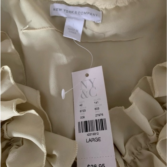 NWT New York & Company Sleeveless Blouse - Picture 2 of 2